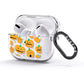 Jack O Lanterns with Transparent Background AirPods Glitter Case 3rd Gen Side Image