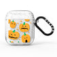 Jack O Lanterns with Transparent Background AirPods Glitter Case
