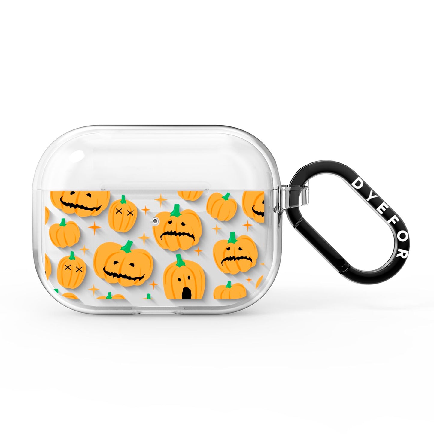 Jack O Lanterns with Transparent Background AirPods Pro Clear Case