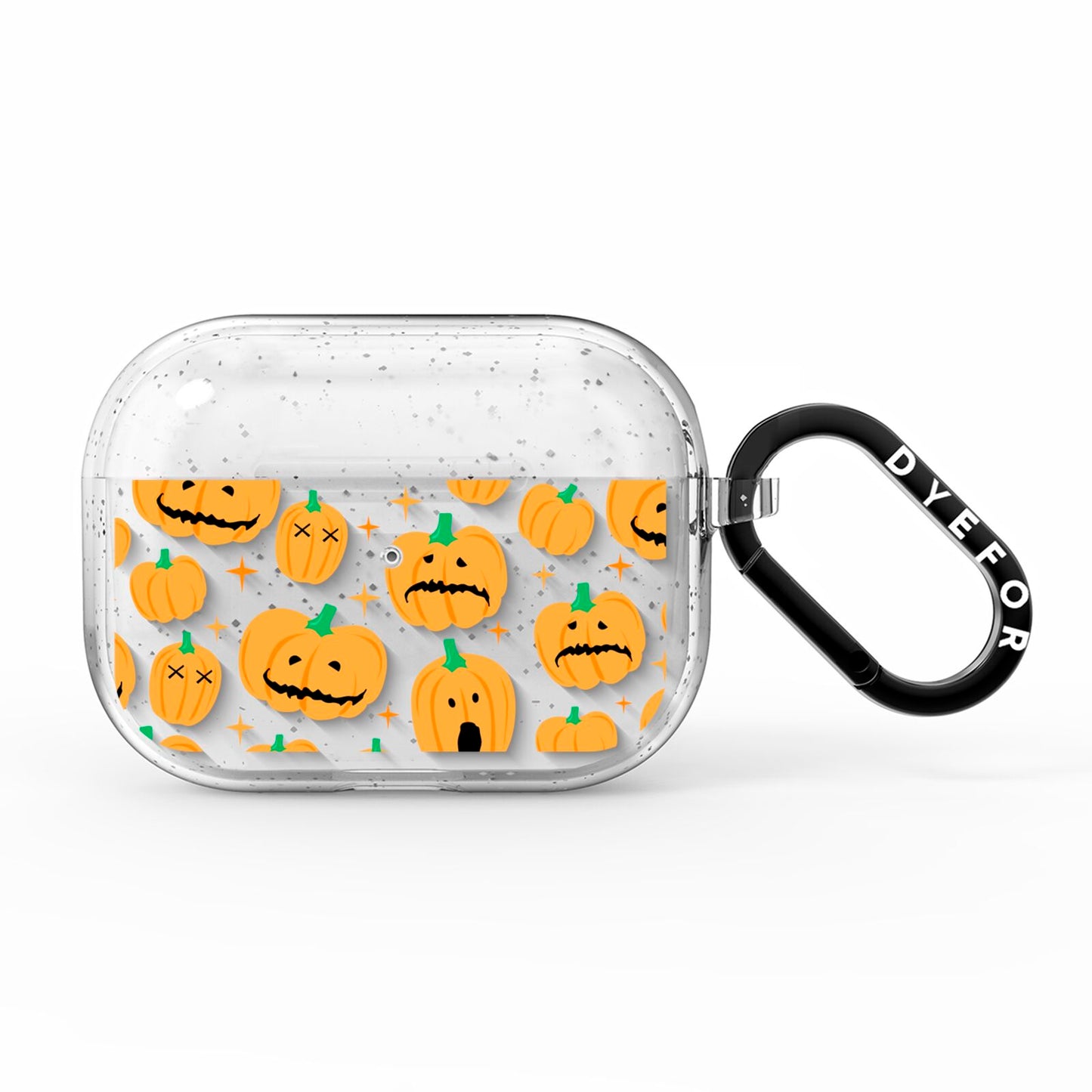 Jack O Lanterns with Transparent Background AirPods Pro Glitter Case