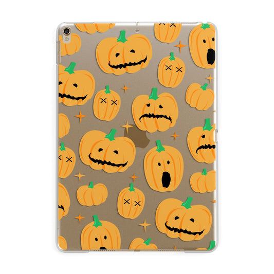 Jack O Lanterns with Transparent Background Apple iPad Gold Case