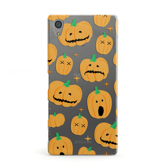 Jack O Lanterns with Transparent Background Sony Xperia Case