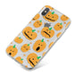 Jack O Lanterns with Transparent Background iPhone X Bumper Case on Silver iPhone