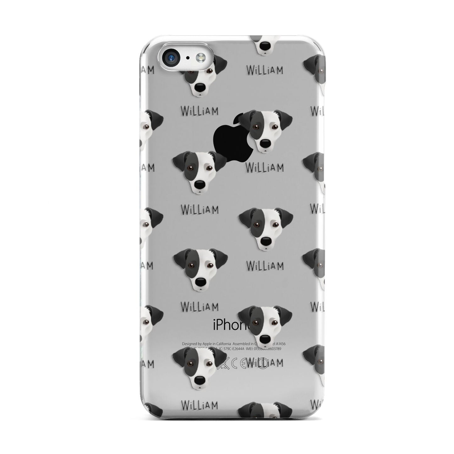 Jack Russell Terrier Icon with Name Apple iPhone 5c Case