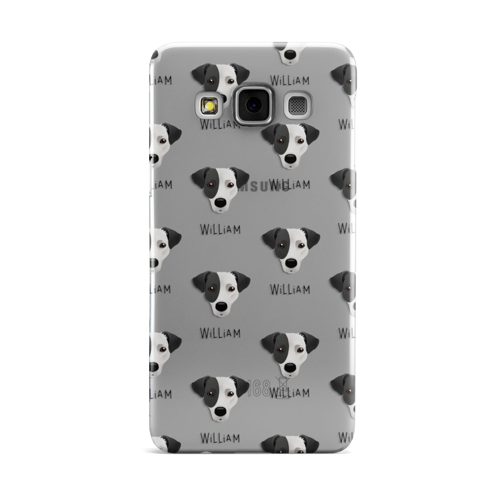 Jack Russell Terrier Icon with Name Samsung Galaxy A3 Case