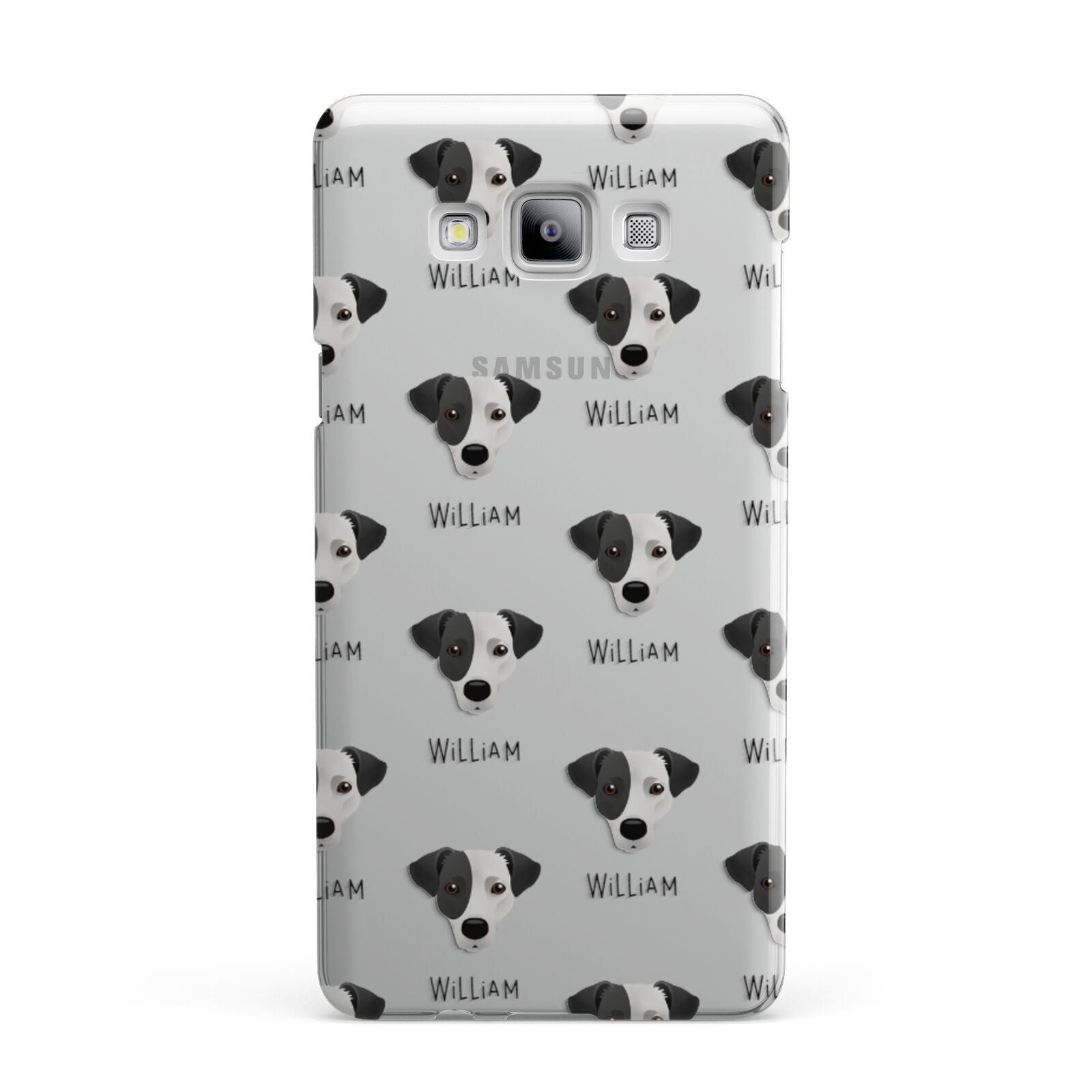 Jack Russell Terrier Icon with Name Samsung Galaxy A7 2015 Case