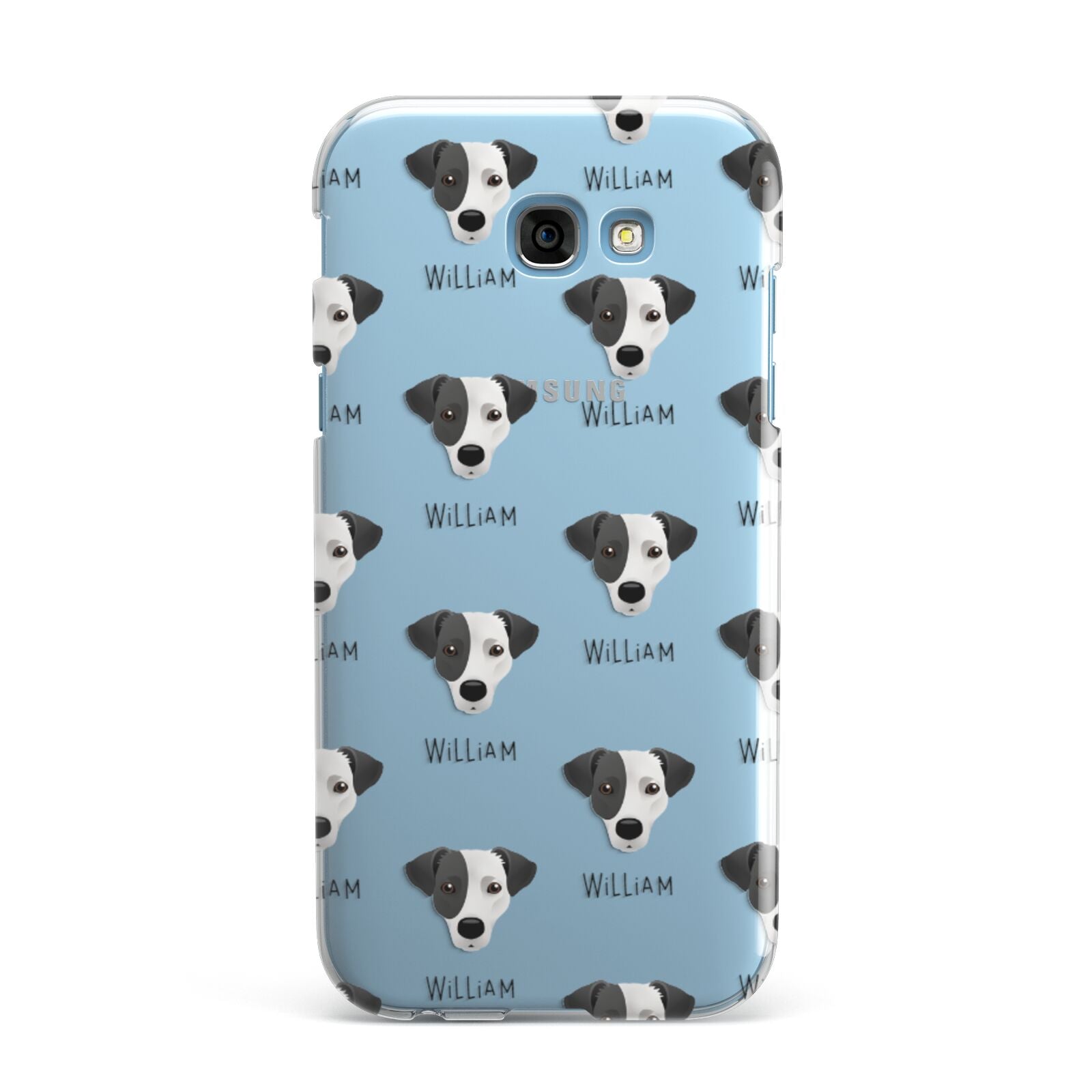 Jack Russell Terrier Icon with Name Samsung Galaxy A7 2017 Case