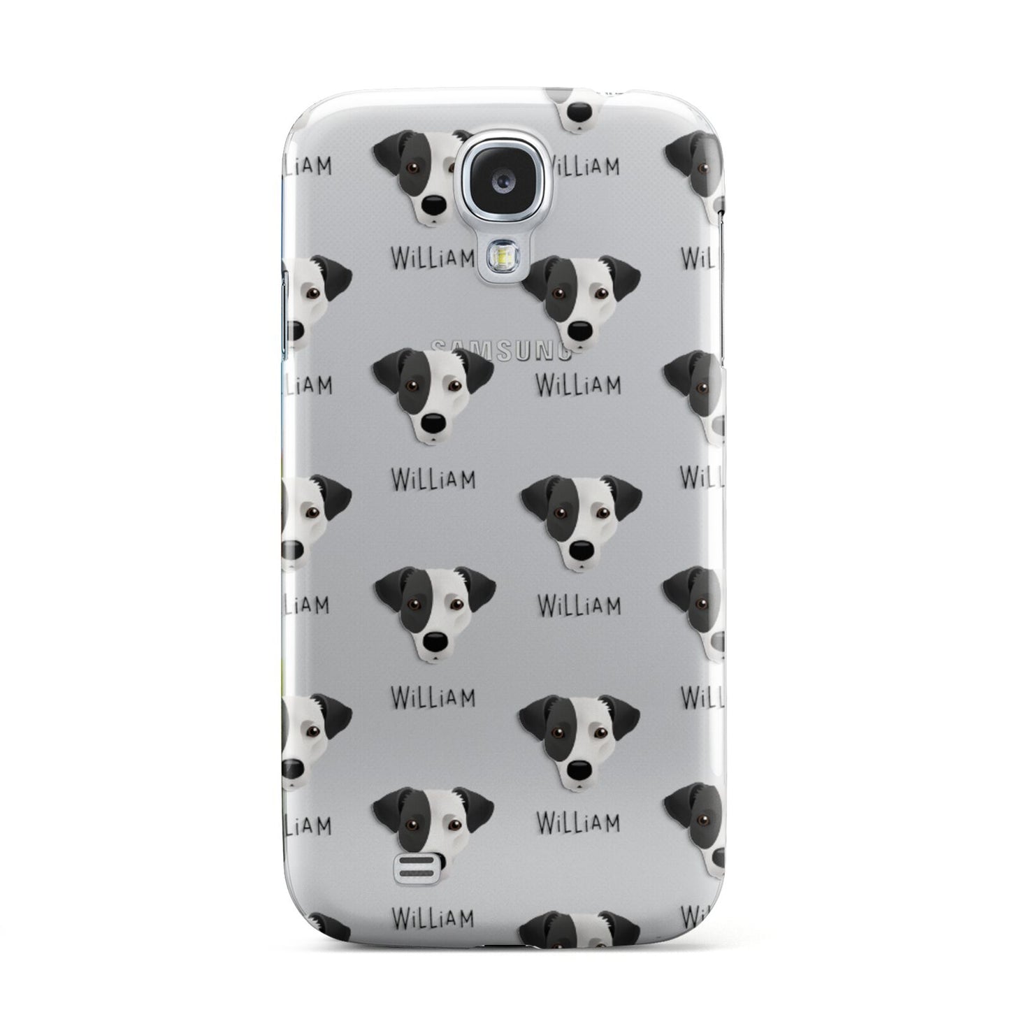 Jack Russell Terrier Icon with Name Samsung Galaxy S4 Case