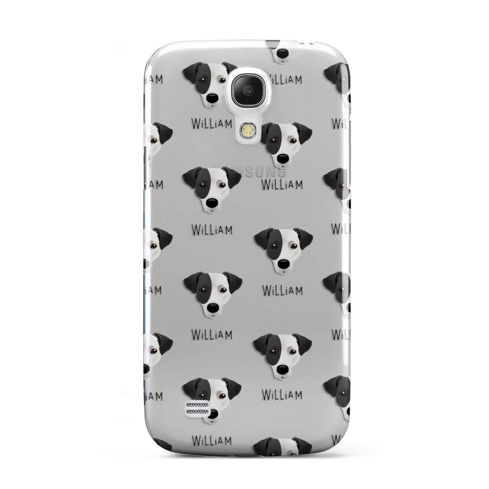 Jack Russell Terrier Icon with Name Samsung Galaxy S4 Mini Case