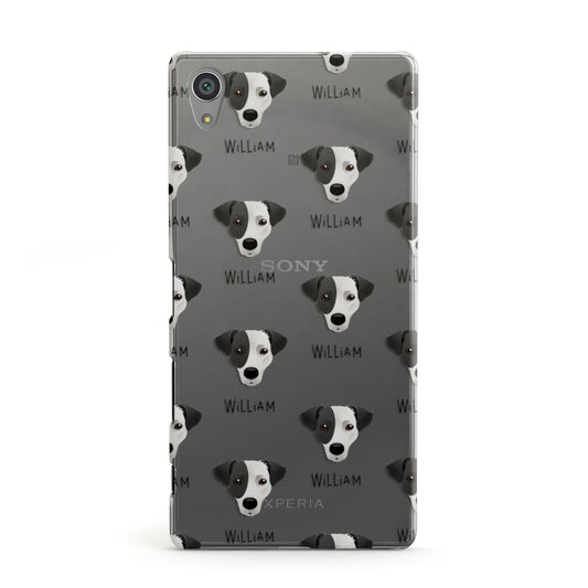 Jack Russell Terrier Icon with Name Sony Xperia Case