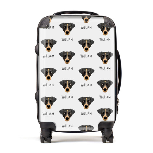 Jack Russell Terrier Icon with Name Suitcase