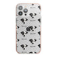 Jack Russell Terrier Icon with Name iPhone 13 Pro Max TPU Impact Case with Pink Edges