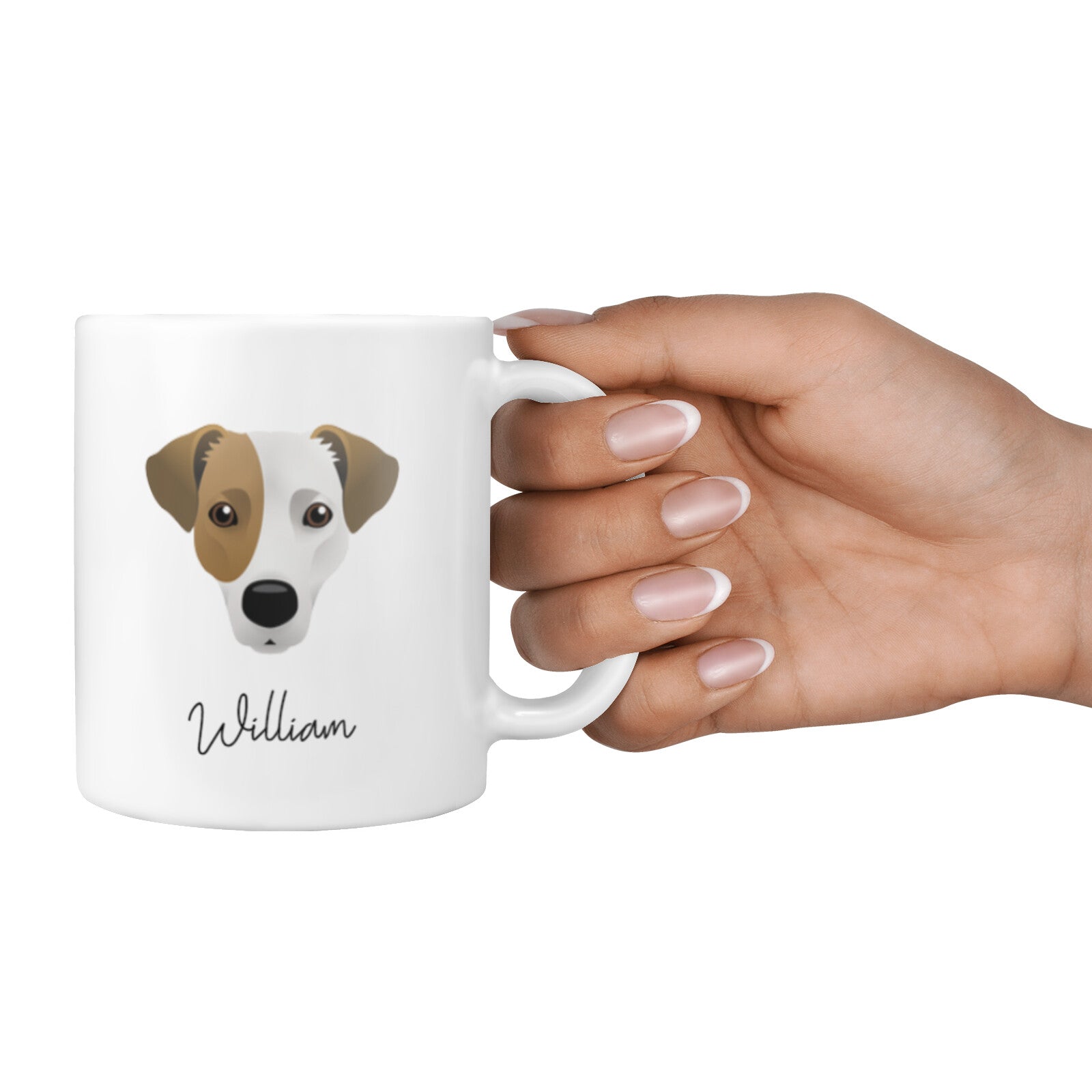 Jack Russell Terrier Personalised 10oz Mug Alternative Image 4