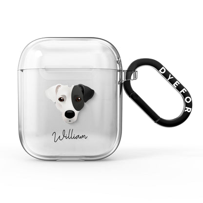 Jack Russell Terrier Personalised AirPods Clear Case