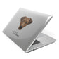 Jack Russell Terrier Personalised Apple MacBook Case Side View