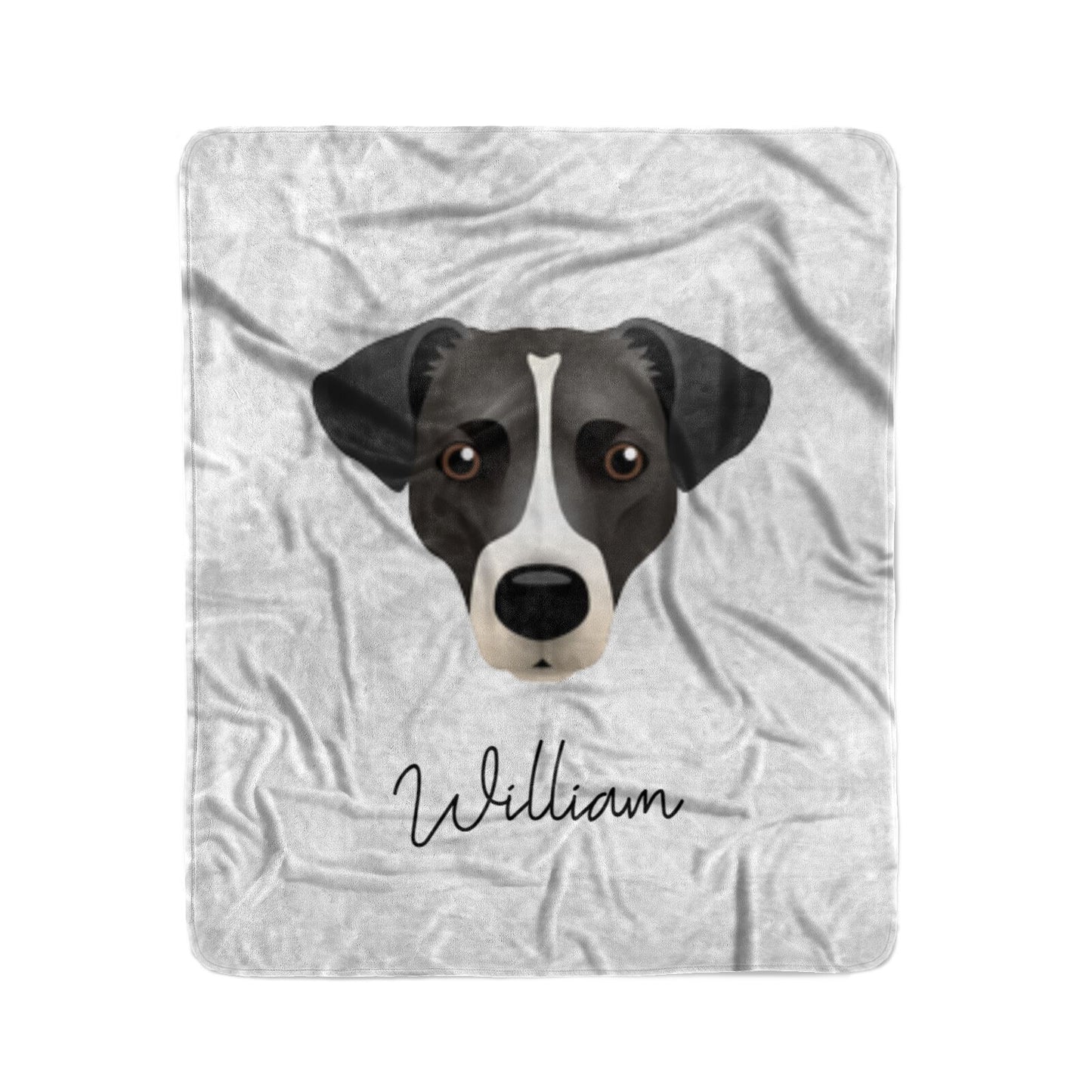 Jack Russell Terrier Personalised Medium Fleece Blanket