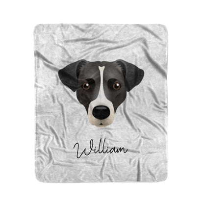 Jack Russell Terrier Personalised Medium Fleece Blanket