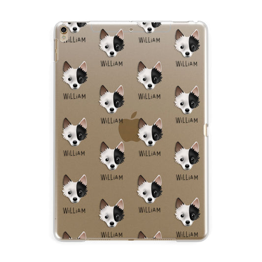 Jackahuahua Icon with Name Apple iPad Gold Case