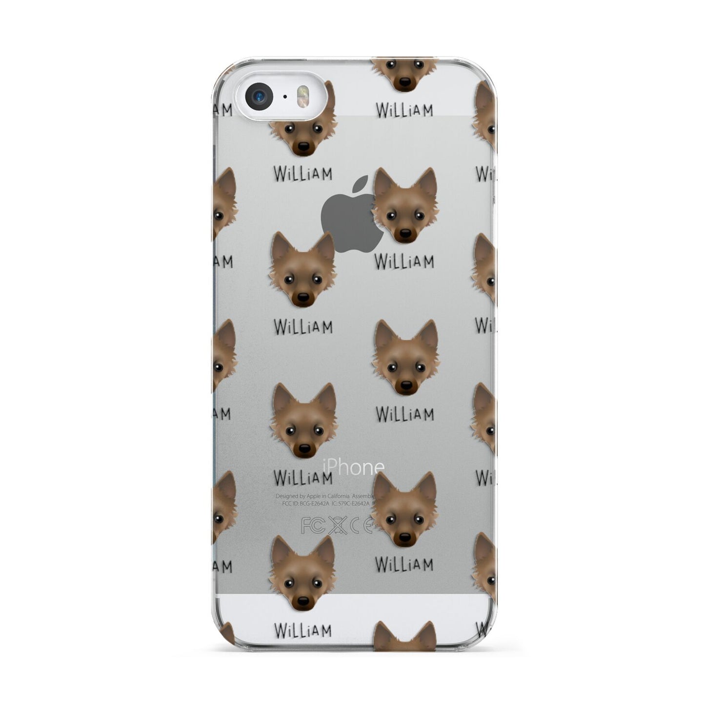 Jackahuahua Icon with Name Apple iPhone 5 Case