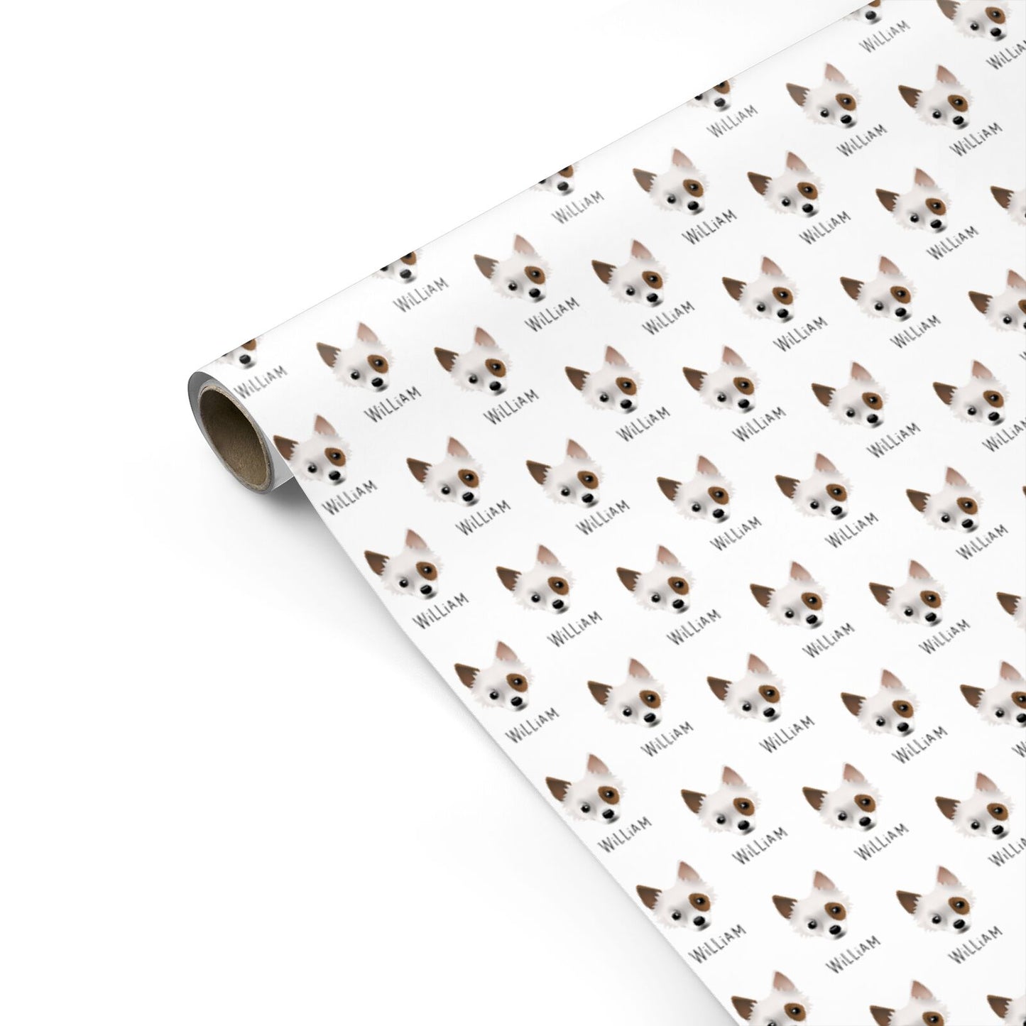 Jackahuahua Icon with Name Personalised Gift Wrap