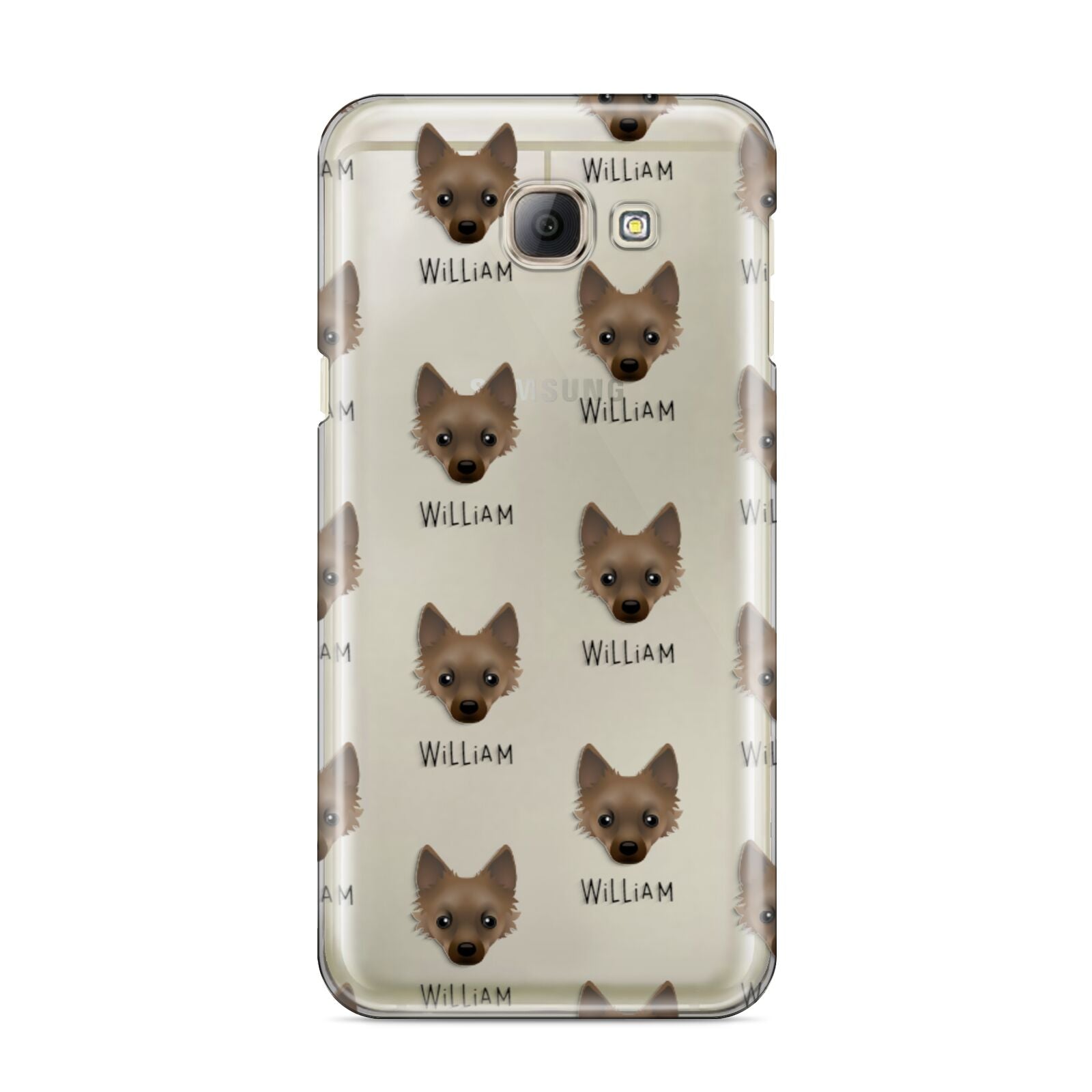 Jackahuahua Icon with Name Samsung Galaxy A8 2016 Case