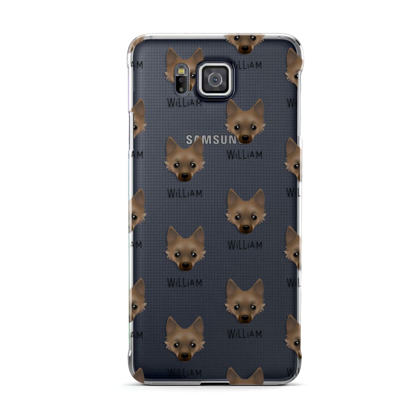 Jackahuahua Icon with Name Samsung Galaxy Alpha Case