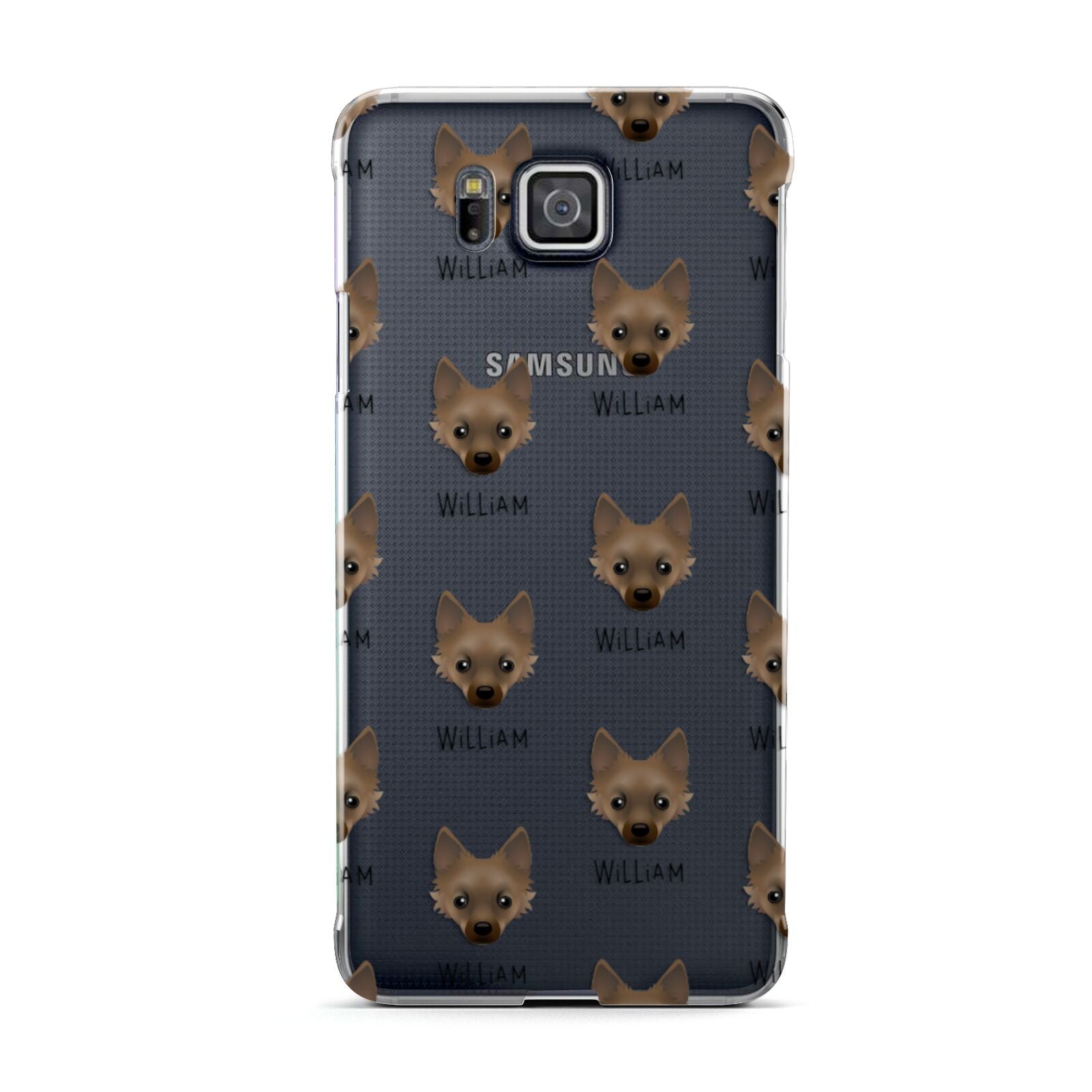 Jackahuahua Icon with Name Samsung Galaxy Alpha Case