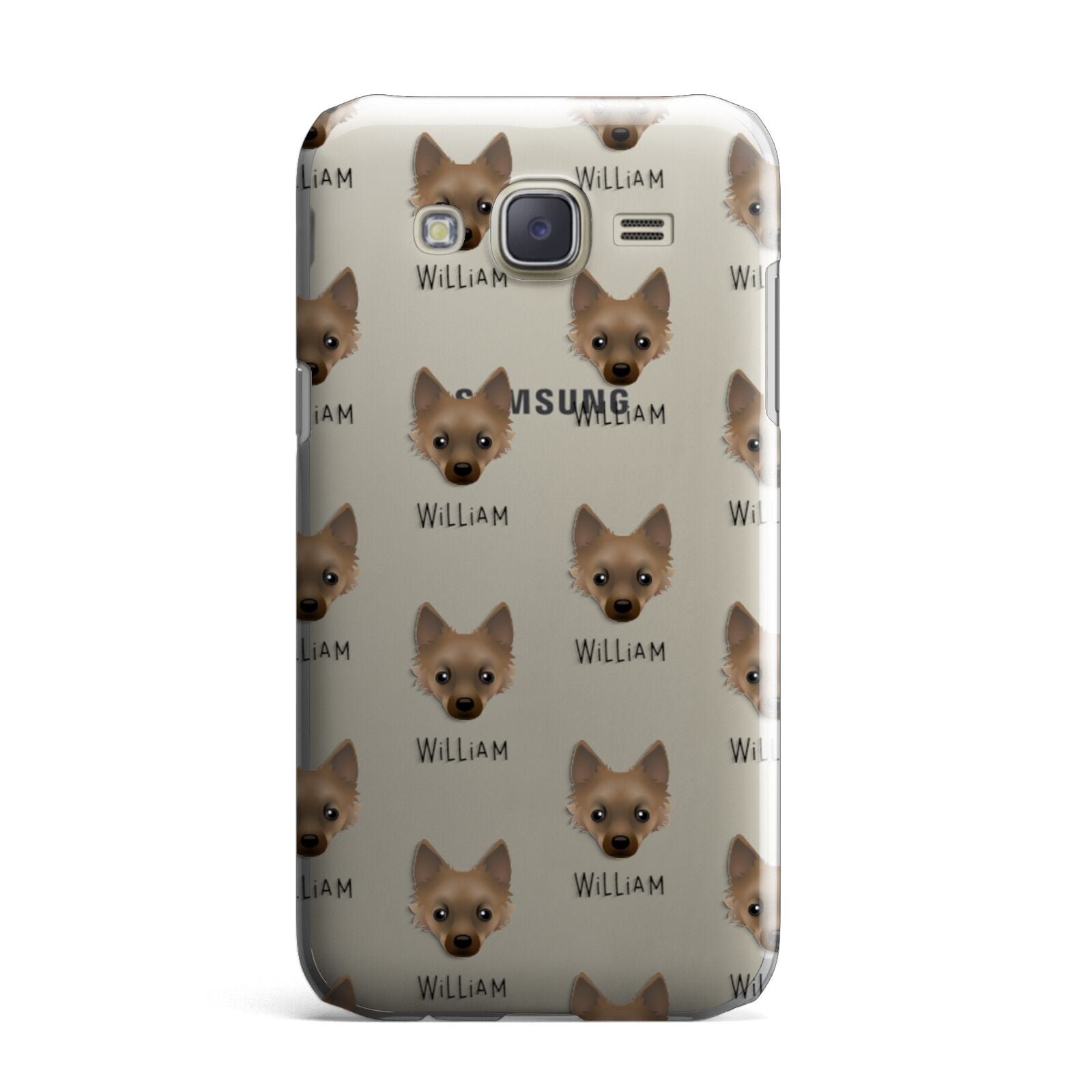 Jackahuahua Icon with Name Samsung Galaxy J7 Case