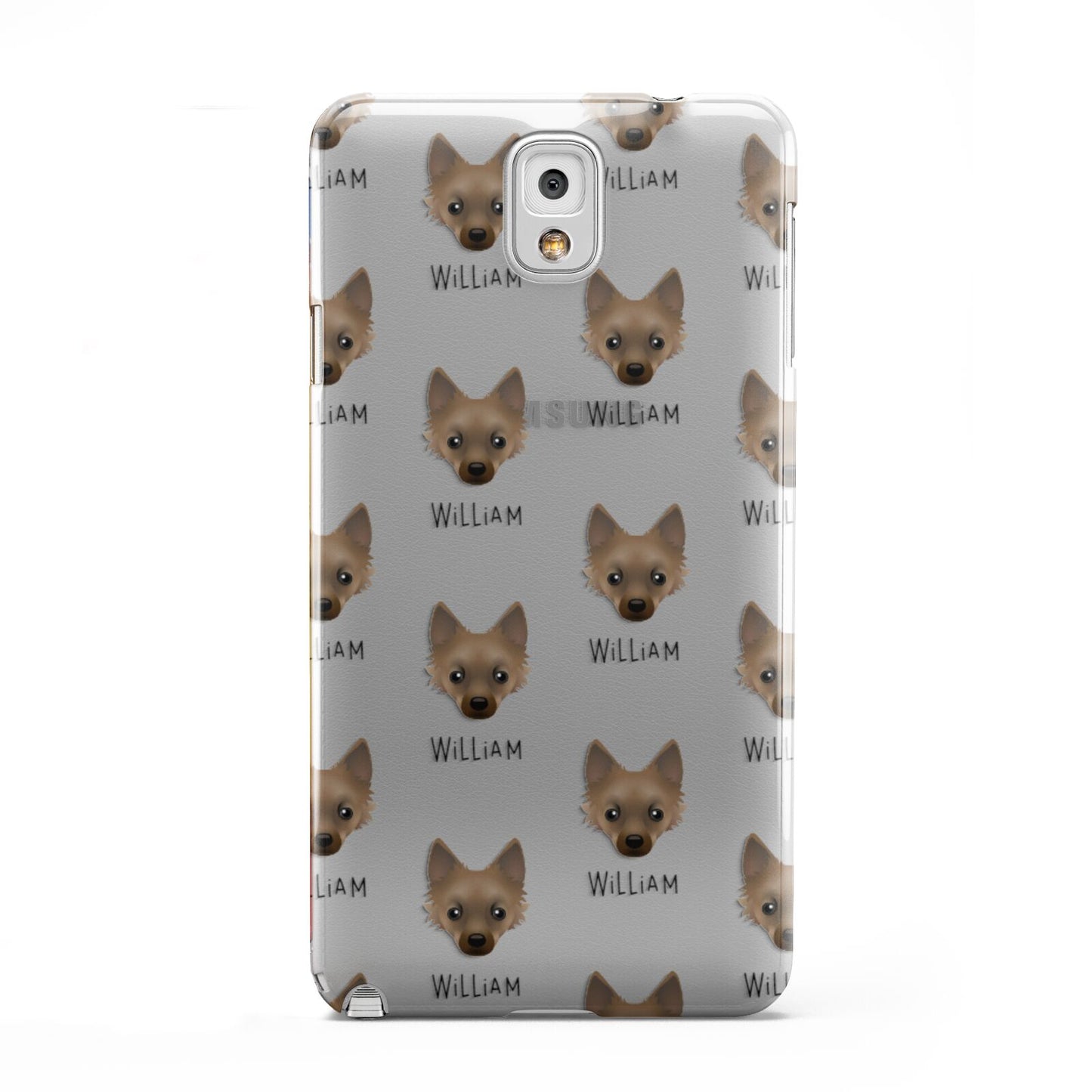 Jackahuahua Icon with Name Samsung Galaxy Note 3 Case