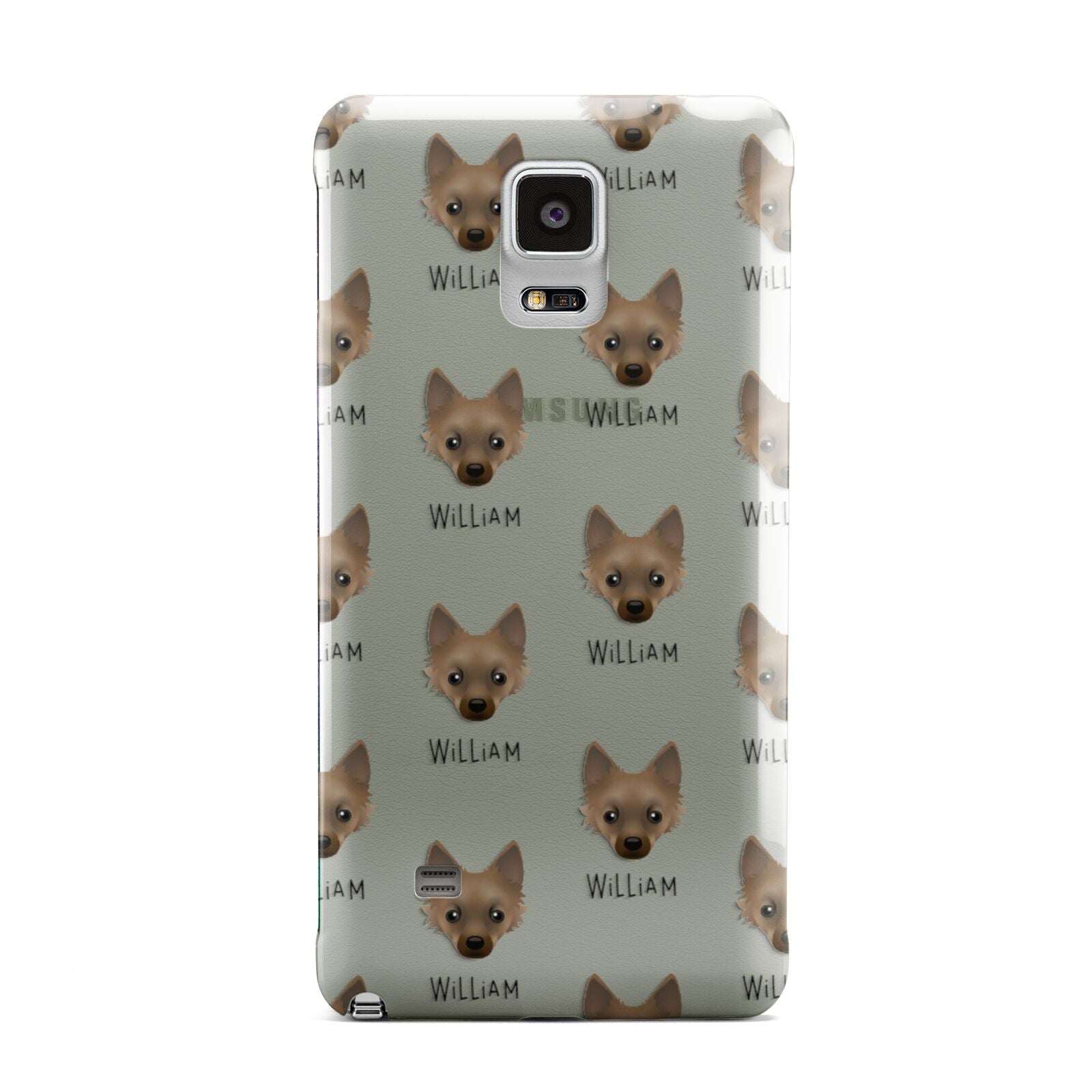 Jackahuahua Icon with Name Samsung Galaxy Note 4 Case