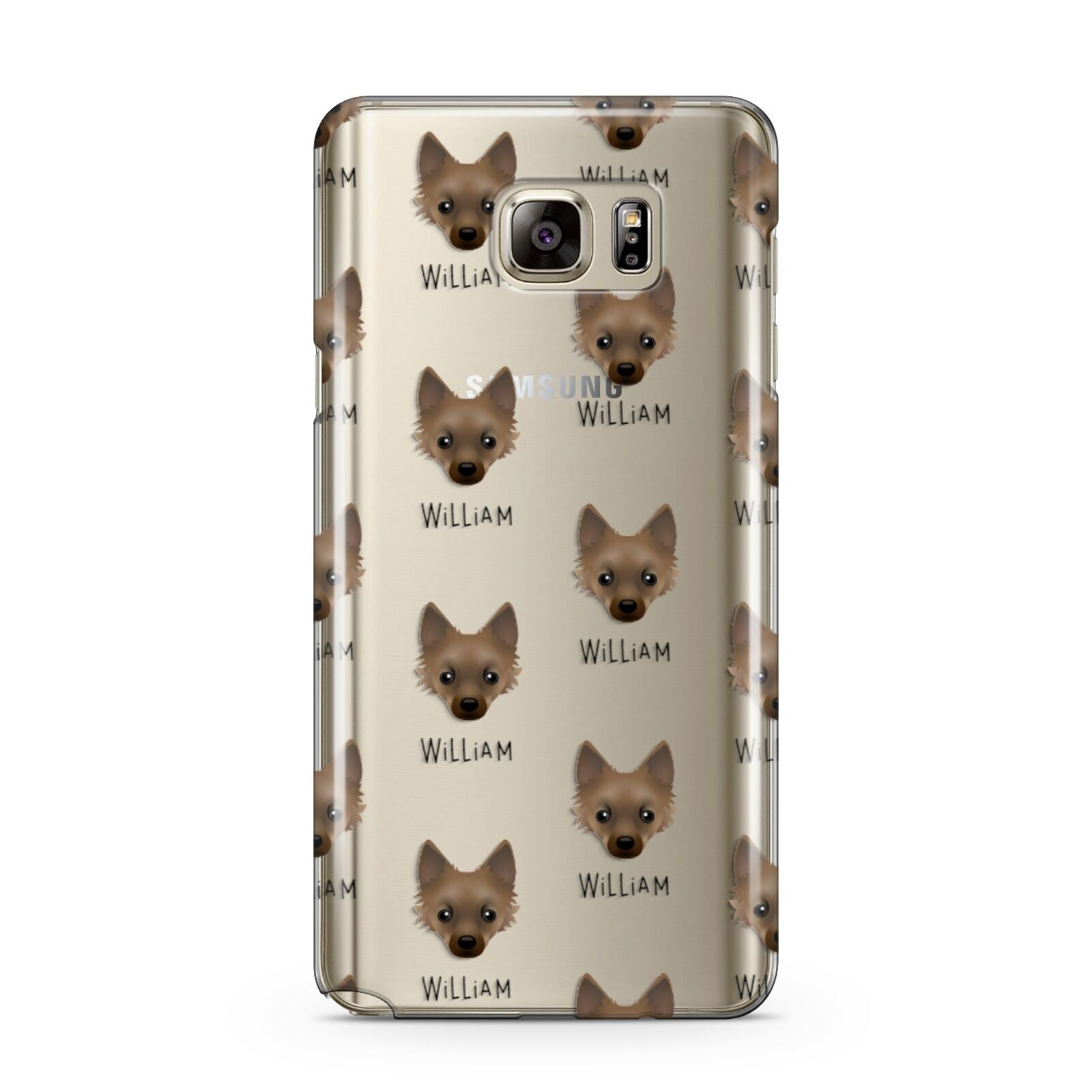 Jackahuahua Icon with Name Samsung Galaxy Note 5 Case