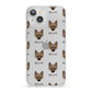 Jackahuahua Icon with Name iPhone 13 Clear Bumper Case