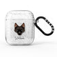 Jackahuahua Personalised AirPods Glitter Case
