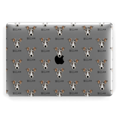 Jackshund Icon with Name Apple MacBook Case