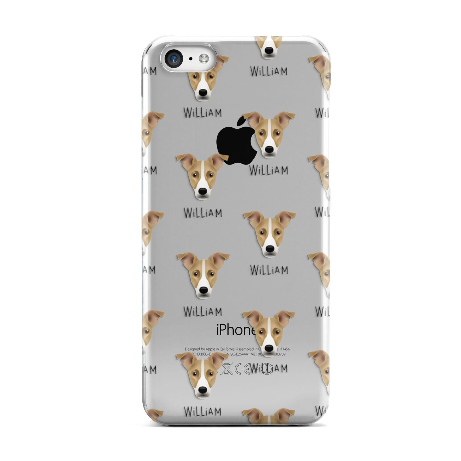 Jackshund Icon with Name Apple iPhone 5c Case