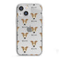 Jackshund Icon with Name iPhone 13 Mini TPU Impact Case with White Edges
