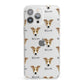 Jackshund Icon with Name iPhone 13 Pro Max Clear Bumper Case