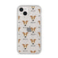 Jackshund Icon with Name iPhone 14 Plus Glitter Tough Case Starlight