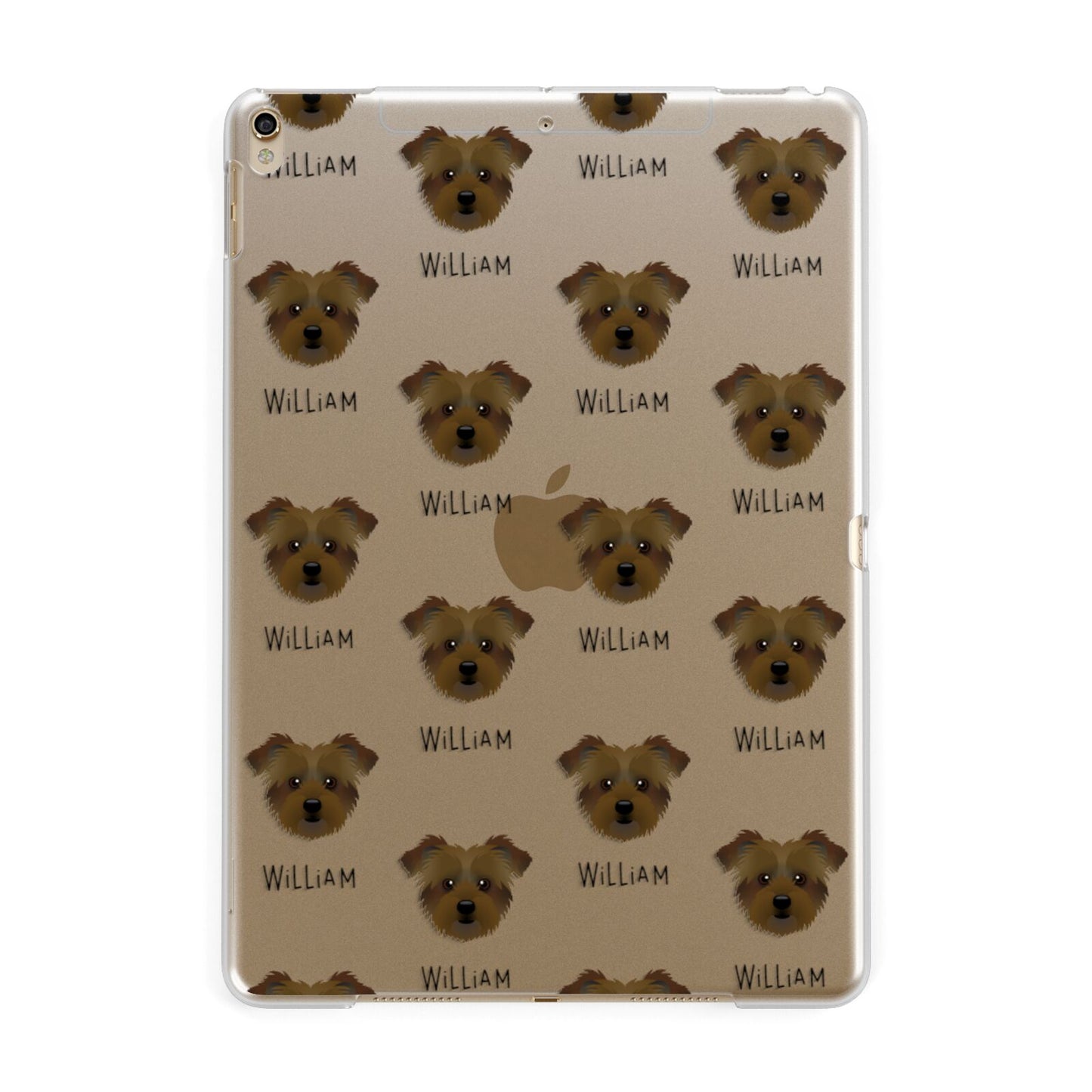 Jacktzu Icon with Name Apple iPad Gold Case