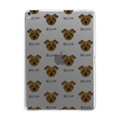Jacktzu Icon with Name Apple iPad Silver Case