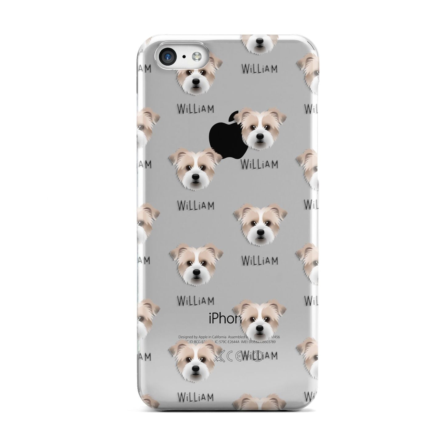 Jacktzu Icon with Name Apple iPhone 5c Case