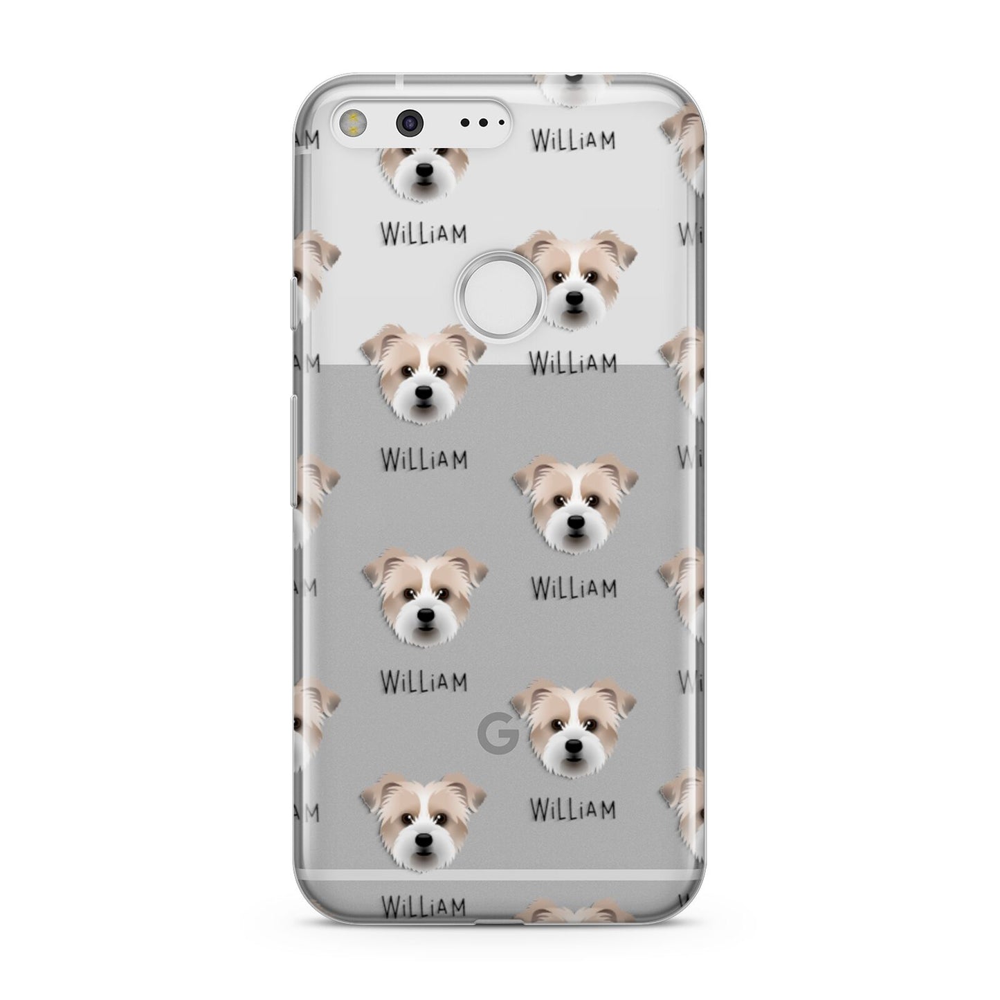 Jacktzu Icon with Name Google Pixel Case