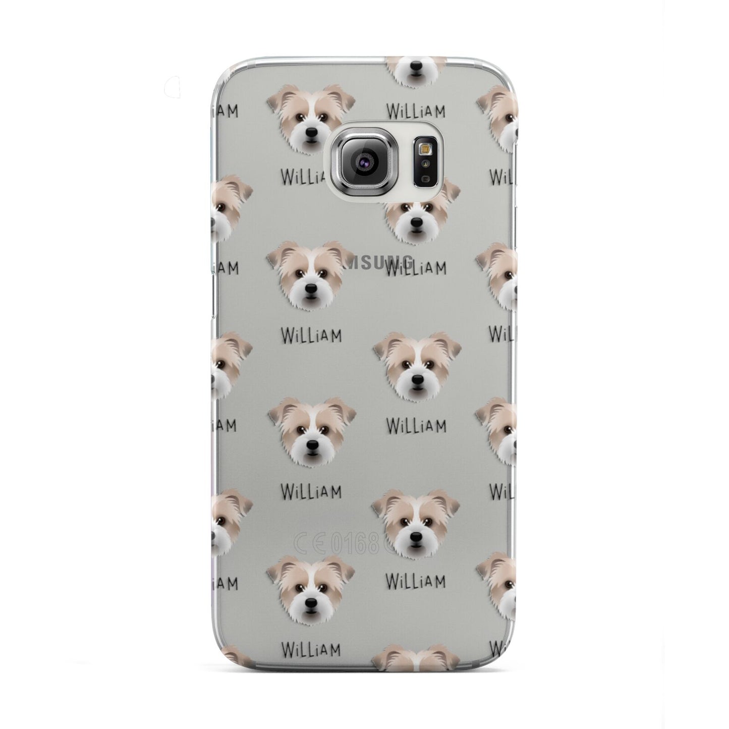 Jacktzu Icon with Name Samsung Galaxy S6 Edge Case