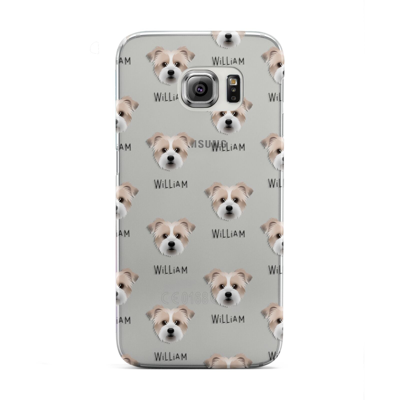 Jacktzu Icon with Name Samsung Galaxy S6 Edge Case