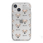 Jacktzu Icon with Name iPhone 13 Mini TPU Impact Case with White Edges