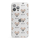 Jacktzu Icon with Name iPhone 13 Pro Max Clear Bumper Case