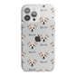 Jacktzu Icon with Name iPhone 13 Pro Max TPU Impact Case with White Edges