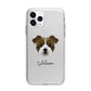 Jacktzu Personalised Apple iPhone 11 Pro in Silver with Bumper Case