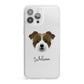 Jacktzu Personalised iPhone 13 Pro Max Clear Bumper Case