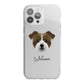 Jacktzu Personalised iPhone 13 Pro Max TPU Impact Case with White Edges